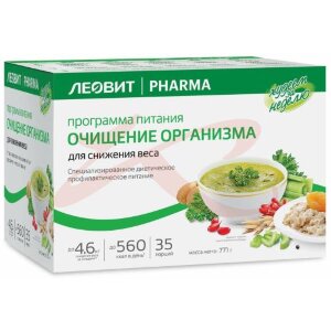 Изображение Леовит худеем за неделю программа питания 771г очищение организма на 5 дней Леовит худеем за неделю программа питания 771г очищение организма на 5 дней. Фото