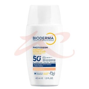 Биодерма фотодерм иксдефенс флюид солнцезащитный 40мл spf50 д/всех типов кожи светлый. Фото