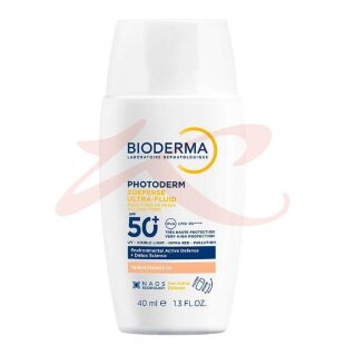 Биодерма фотодерм иксдефенс флюид солнцезащитный 40мл spf50 д/всех типов кожи светлый. Фото
