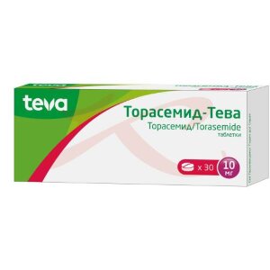 Торасемид-тева таблетки 10мг №30. Фото