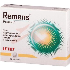 Ременс таблетки подъязычные гомеопатические №12. Фото