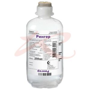 Рингер раствор для инфузий 250мл №10. Фото