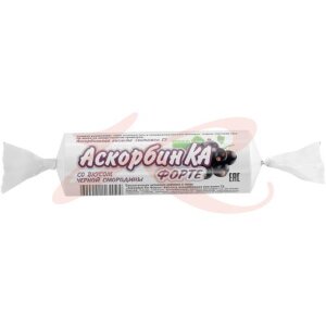 Изображение Аскорбин ка форте таблетки жевательные 3г №10 вкус черной смородины Аскорбин ка форте таблетки жевательные 3г №10 вкус черной смородины. Фото