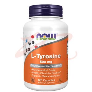 Изображение Нау l-тирозин капсулы 500мг №120 Нау l-тирозин капсулы 500мг №120. Фото