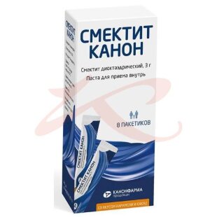 Смектит канон паста для приема внутрь 3г №8. Фото