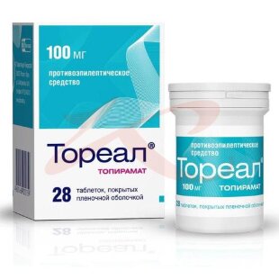 Тореал таблетки покрытые пленочной оболочкой 100мг №28. Фото