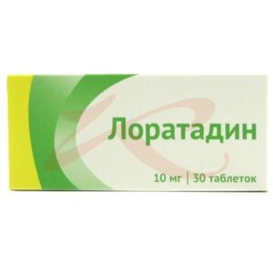Лоратадин таблетки 10мг №30. Фото