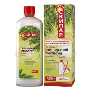 Скипар набор терапевт нтв-02 (раствор белый 1л + термометр). Фото