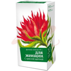 Алтай фиточай 2г №20 д/женщин с красной щеткой №1. Фото