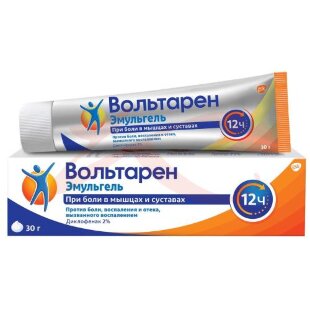 Вольтарен эмульгель гель для наружного применения 2% 30г. Фото