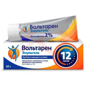 Вольтарен эмульгель гель для наружного применения 2% 30г. Фото