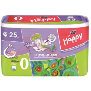 Хэппи подгузники д/недонош. ньюборн 0-2кг №25 [bella happy]. Фото