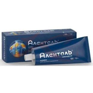 Аленталь крем для наружного применения 1.5% 100г. Фото