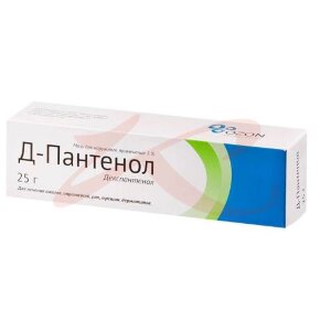 Д-пантенол мазь для наружного применения 5% 25г. Фото