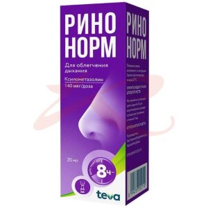 Изображение Ринонорм спрей назальный дозированный 140мкг/доза 20мл Ринонорм спрей назальный дозированный 140мкг/доза 20мл. Фото