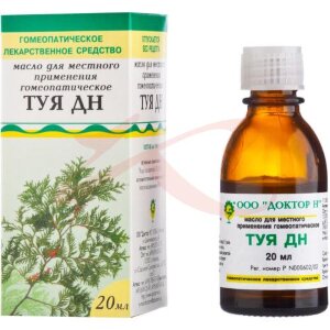 Изображение Туя дн масло для местного применения гомеопатическое 20мл Туя дн масло для местного применения гомеопатическое 20мл. Фото
