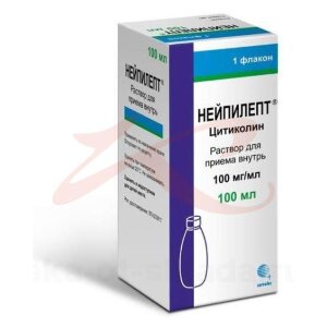 Нейпилепт раствор для приема внутрь 100мг/мл 100мл в комплекте с пипеткой дозировочной и мерным стаканчиком. Фото