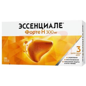 Эссенциале форте н капсулы 300мг №180. Фото