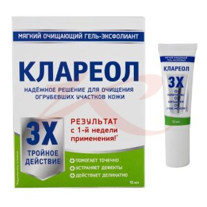 Изображение Клареол гель-эксфолиант 10мл мягкий очищающий Клареол гель-эксфолиант 10мл мягкий очищающий. Фото