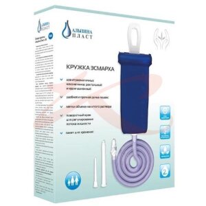 Альпина пласт кружка эсмарха д/ирригации 2л с 2-мя наконечниками. Фото