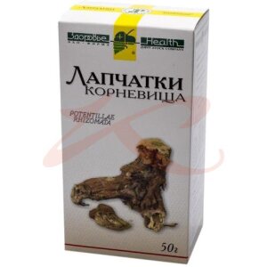 Лапчатки корневища корневища измельченные 50г. Фото
