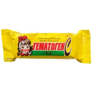 Изображение Гематоген с плитка 50г люкс Гематоген с плитка 50г люкс. Фото