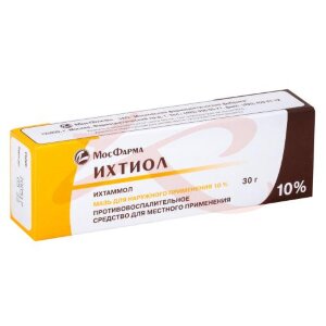 Ихтиол мазь для наружного применения 10% 30г. Фото