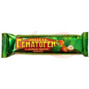 Изображение Гематоген русский плитка 40г лесной орех новый бад Гематоген русский плитка 40г лесной орех новый бад. Фото