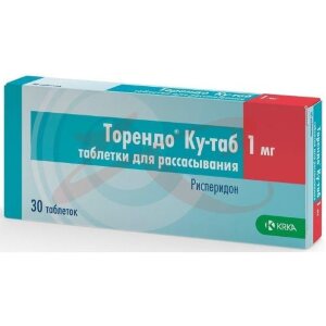 Торендо ку-таб таблетки диспергируемые в полости рта 1мг №30. Фото