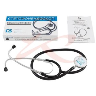 Сиэс медика стетофонендоскоп cs-417 черный. Фото