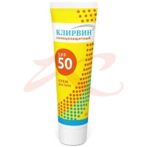 Изображение Клирвин крем для тела 60г с/защитный spf50 Клирвин крем для тела 60г с/защитный spf50. Фото