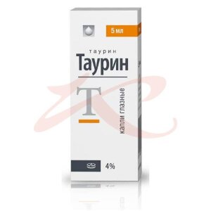 Таурин капли глазные 4% 5мл. Фото