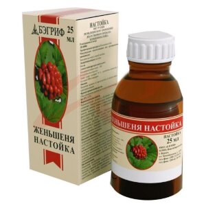 Женьшеня  настойка 25мл. Фото