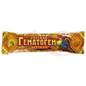 Гематоген русский плитка 40г детский бад. Фото