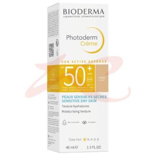 Биодерма фотодерм крем тональный 40мл spf-50 +  светл оттенок. Фото