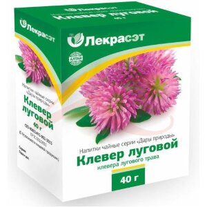 Изображение Дары природы клевер луговой трава 40г. чайн. напиток /лекра-сэт/ Дары природы клевер луговой трава 40г. чайн. напиток /лекра-сэт/. Фото