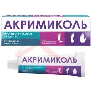 Акримиколь крем для наружного применения 2% 30г. Фото