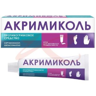 Акримиколь крем для наружного применения 2% 30г. Фото