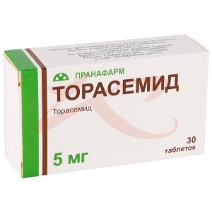 Торасемид таблетки 5мг №30. Фото