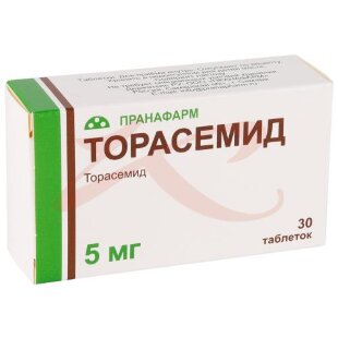 Торасемид таблетки 5мг №30. Фото