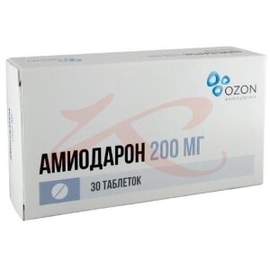 Амиодарон таблетки 200мг №30. Фото
