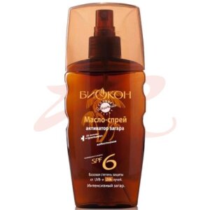 Биокон масло-спрей 160мл активатор загара spf6. Фото
