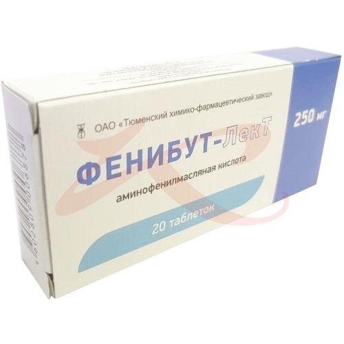 Фенибут-лект таблетки 250мг №20  в Воронеже | интернет-аптека .