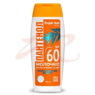 Красса тропик сан молочко 100мл д/безопасного загара с пантенолом spf60. Фото
