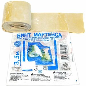 Изображение Бинт мартенса бинт резиновый 5.0м Бинт мартенса бинт резиновый 5.0м. Фото