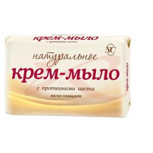 Невская косметика крем-мыло 90г протеины шелка. Фото