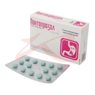 Пантопразол таблетки кишечнорастворимые покрытые пленочной оболочкой 40мг №56. Фото