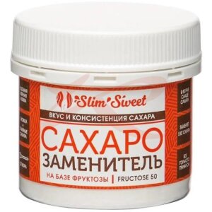 Слим свит фруктоза 10 заменитель сахара 100г. Фото