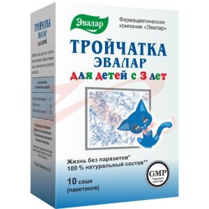 Изображение Эвалар тройчатка пакетики-саше 3.6г №10 д/детей 3 + Эвалар тройчатка пакетики-саше 3.6г №10 д/детей 3 +. Фото