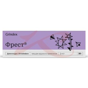 Фрест гель для наружного применения 1мг/г 30г. Фото